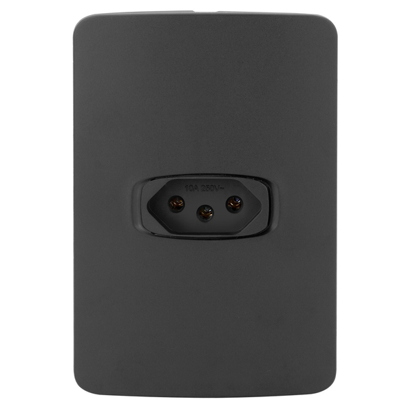 Conjunto 1 Tomada 10a - Alumbra Gracia Black Maxx - Gbmx002