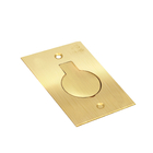 Conjunto 1 Tomada 10a Branca De Piso 4x2 – Latão – Tpl002