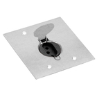 Conjunto 1 Tomada 20a Preta De Piso 4x4 – Alumínio – Tpa011