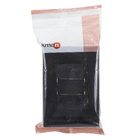 Conjunto 1 Tomada Energia e 1 Interruptor 20A 4x2 Preto Fosco Madrid Lexman