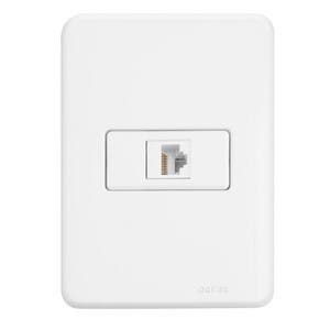 Perlex Conjunto 1 Tomada Rj45 - Perlex Nova Aros - 7364 | Leroy Merlin