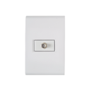 Conjunto 1 Tomada Tv/sat Coaxial 10a 4x2 Tramontina Liz