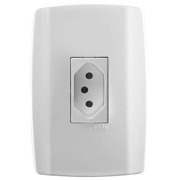 Conjunto 1 Tomada Vertical 20a - Ilumi Slim - 80141