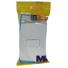 Conjunto 1 X Interruptor Intermediário B3 Branco 4x2 Margirius