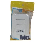 Conjunto 1 X Interruptor Simples + Tomada 20a B3 Branco 4x2 M