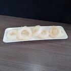 Conjunto 20 Petisqueiras Retangulares Prato Porta Petisco Gra