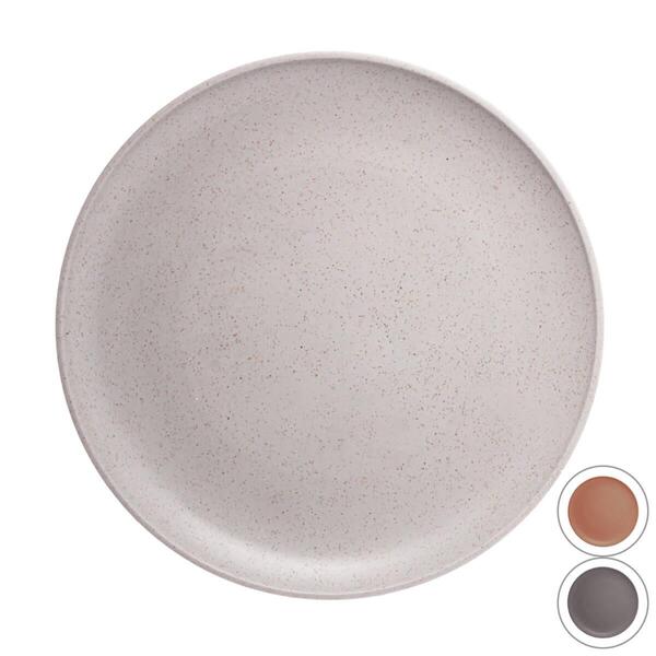 Conjunto 24 Pratos Rasos Fibra Pinho Pp 27cm Servir Doces Sa