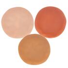 Conjunto 24 Pratos Rasos Orgânicos Com Relevo Lyor Plástico H