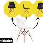 Conjunto 2  Cadeiras Branca Charles Eames Eiffel Para Escriva