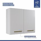 Conjunto 2 Armários Aéreo De Cozinha 2 Portas Valencia Branco