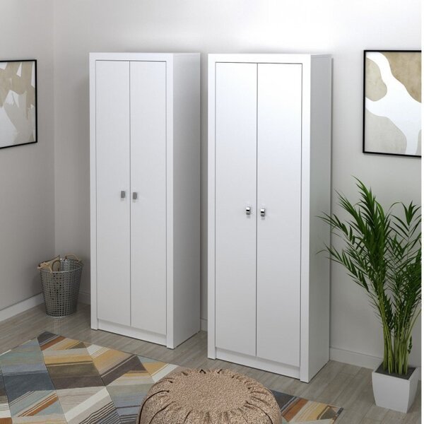 Conjunto 2 Armários Me4105 Tecno Mobili Branco