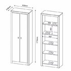 Conjunto 2 Armários Me4105 Tecno Mobili Branco