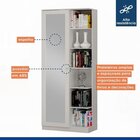 Conjunto 2 Armários Multiuso Infantil 1 Porta Com Espelho Joã