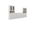 Conjunto 2 Armários Para Cozinha Porta De Vidro 2 Balcões Mul