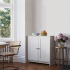 Conjunto 2 Armários Para Cozinha Porta De Vidro 2 Balcões Mul