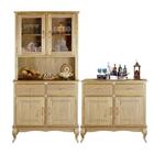 Conjunto 2 Balcões Com Armário Oratório Madeira Maciça Rústic