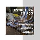 Conjunto 2 Banquetas 105 Tubo Prata Napa Branca Carraro