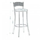 Conjunto 2 Banquetas Alta 47