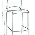 Conjunto 2 Banquetas Alta 82 Unimóvel