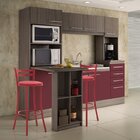 Conjunto 2 Banquetas Altas  Vermelha