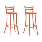 Conjunto 2 Banquetas Altas Unimóvel Laranja