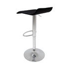 Conjunto 2 Banquetas Belo Horizonte Preta Alta Giratória Com