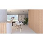 Conjunto 2 Banquetas Cappuccino Base Em Madeira