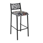 Conjunto 2 Banquetas Com Assento Fixo Para Cozinha Preto