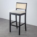 Conjunto 2 Banquetas Com Encosto E Apoio Para Pés Tiê Cabecas