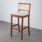 Conjunto 2 Banquetas Com Encosto E Apoio Para Pés Tiê Cabecas