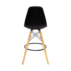 Conjunto 2 Banquetas Fixa Alta Charles Eames Eiffel Preta  Pa