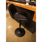 Conjunto 2 Banquetas Gênova Base Disco   Preto