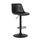 Conjunto 2 Banquetas Gênova Base Disco   Preto