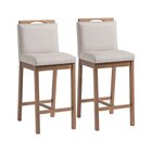 Conjunto 2 Banquetas Madeira Maciça Dani