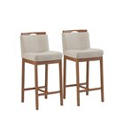 Conjunto 2 Banquetas Madeira Maciça Dani