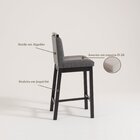 Conjunto 2 Banquetas Madeira Maciça Dani