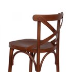 Conjunto 2 Banquetas Madeira Maciça Tauarí Cross X Texas  Cas