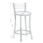 Conjunto 2 Banquetas Média 18