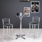 Conjunto 2 Banquetas Média 91   Cromado