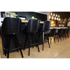 Conjunto 2 Banquetas Poliuretano Bárbara   Preto