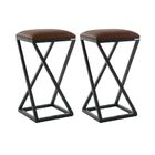 Conjunto 2 Banquetas Premium Elegante Assento Corino Resisten