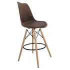 Conjunto 2 Banquetas Saarinen  Marrom Old