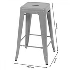 Conjunto 2 Banquetas Tolix Média - Amarela