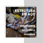 Conjunto 2 Banquetas Tubo Branco Napa Branca