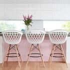 Conjunto 2 Banquetas Web Empório  Branca