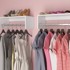 Conjunto 2 Cabideiros De Parede Para Quarto Compartimentos