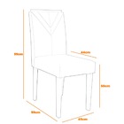 Conjunto 2 Cad Amanda Imbuia/linho Cinza Claro - New Ceval