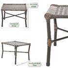 Conjunto 2 Cadeira E 1 Mesa De Centro Cravo Area Varanda Jard