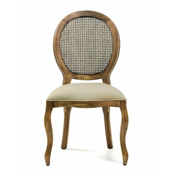 Conjunto 2 Cadeira Em Madeira Sem Braço Medalhao Courissimo C