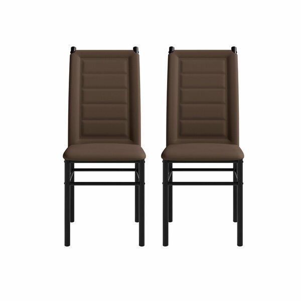 Conjunto 2 Cadeiras 41cm X 96,5cm Tokio Preto/marrom